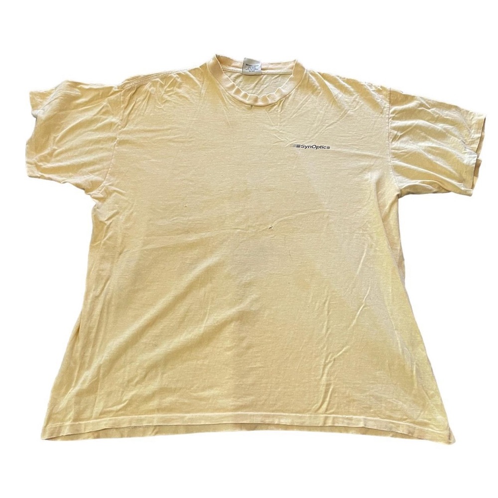 Vintage Synoptics Ethernet Numbers Tshirt